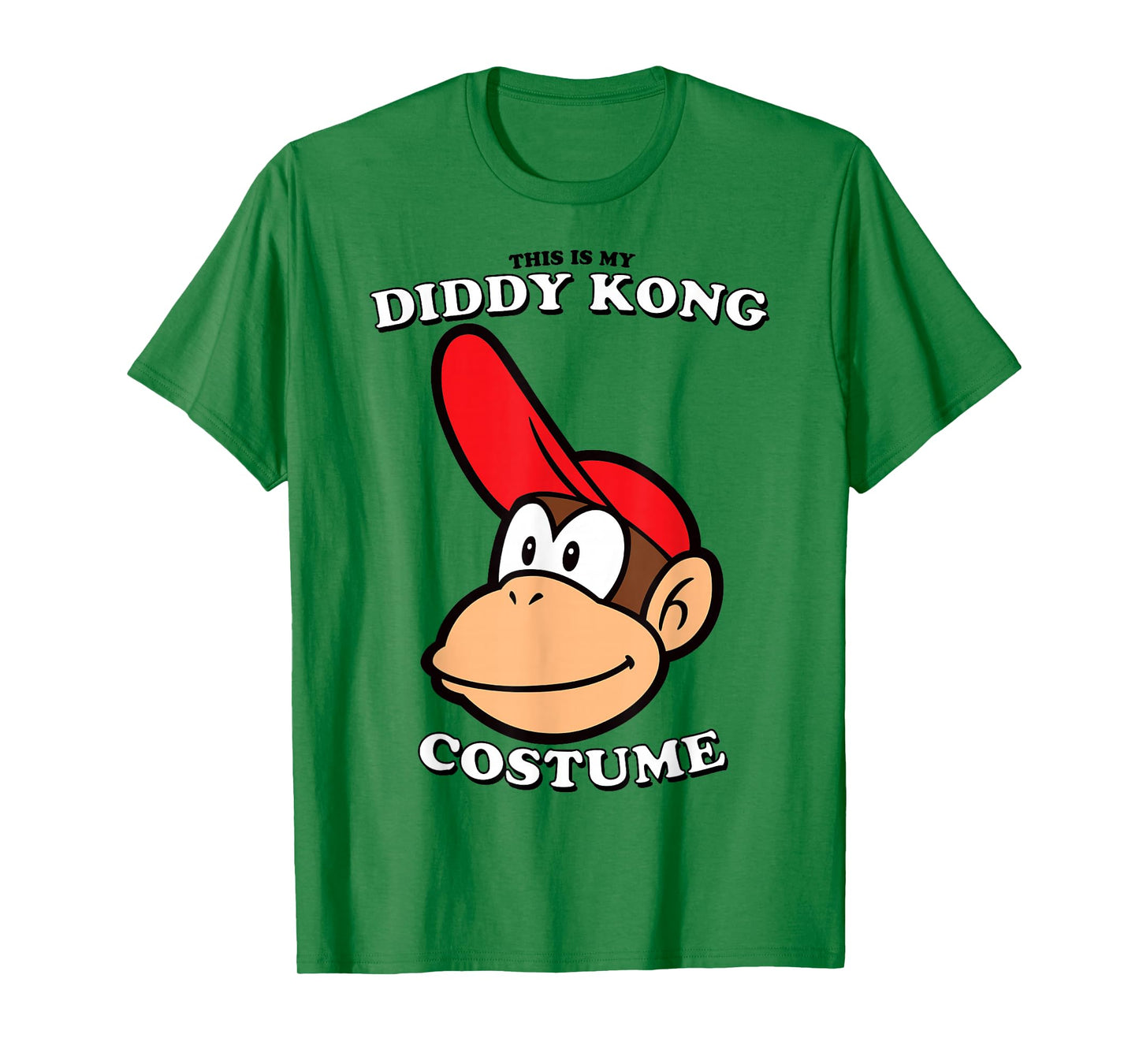 Super Mario Halloween This Is My Diddy Kong Costume T-Shirt