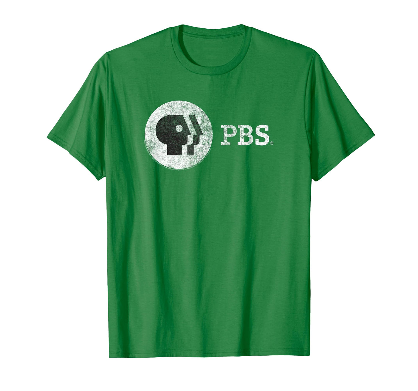 PBS Vintage Round White Logo Public Broadcasting Service T-Shirt