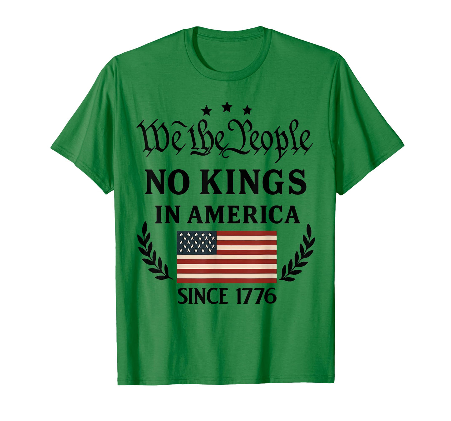 No Kings In America We The People Political Men Women T-Shirt