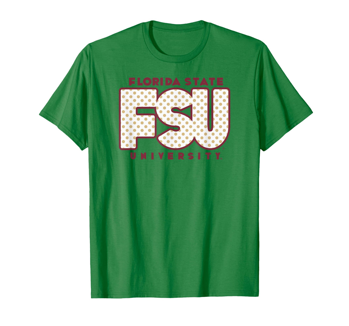 Florida State Seminoles Polka Dots Gray Officially Licensed T-Shirt