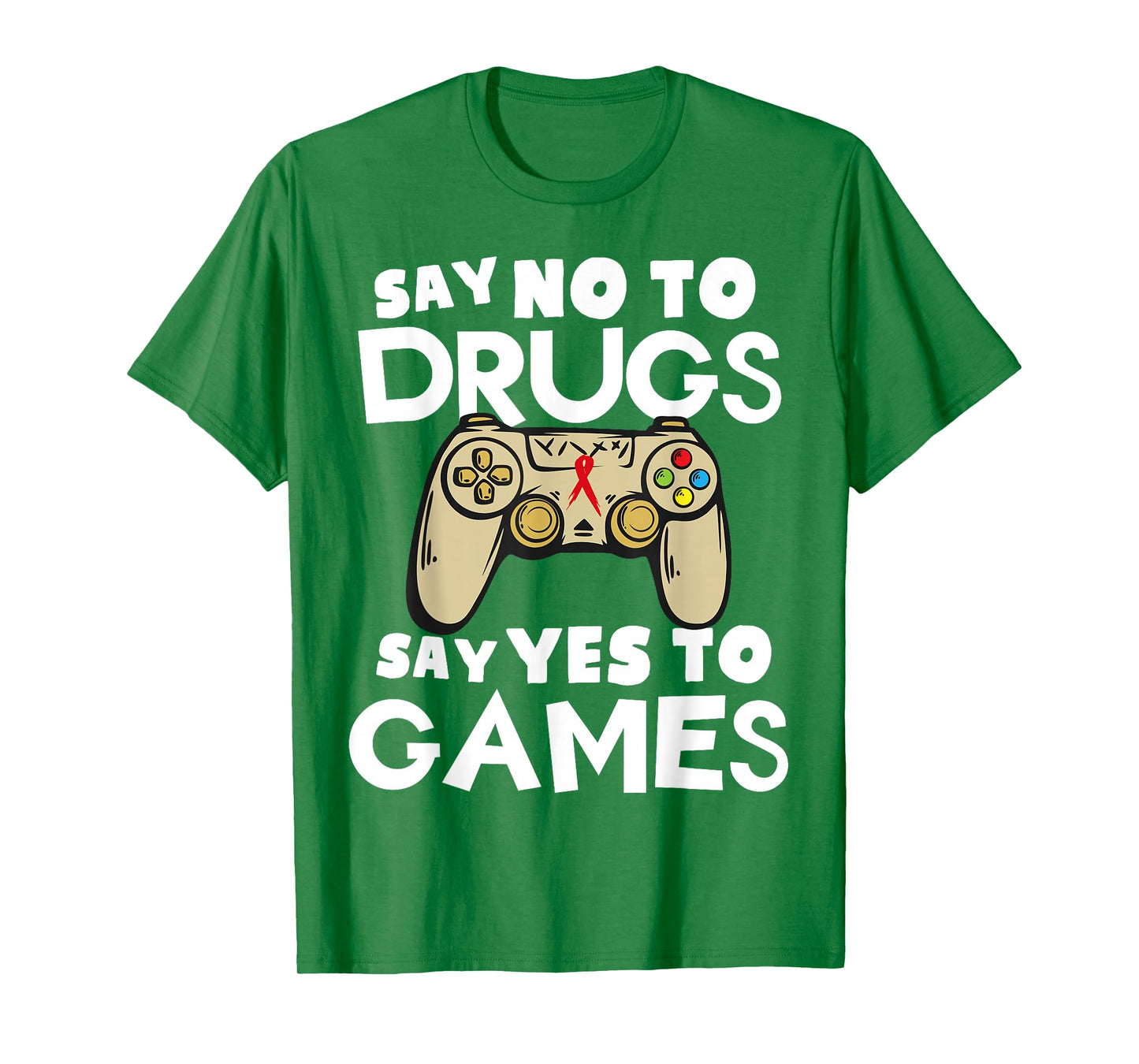 Red Ribbon Squad Week Say No To Say Yes To Video Games T-Shirt