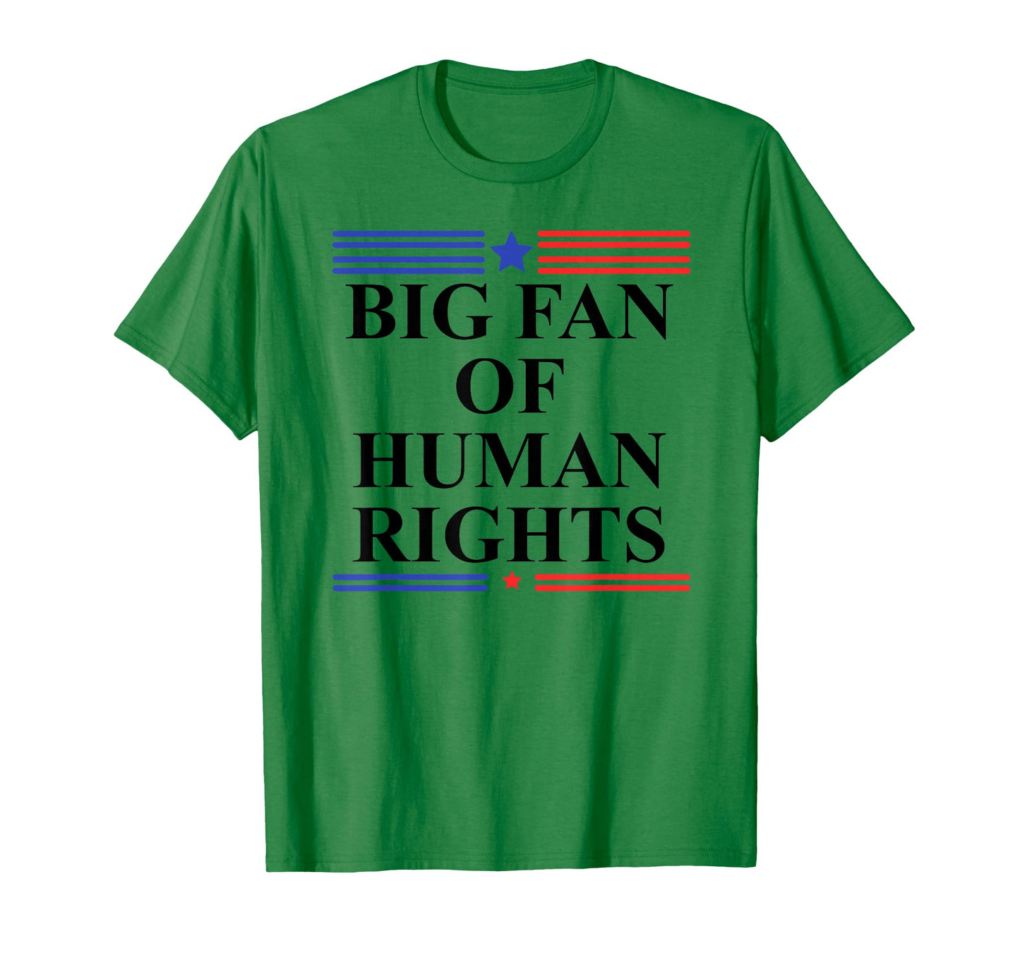 Big Fan of Human Rights Protest Sign Pro Democracy No Kings T-Shirt