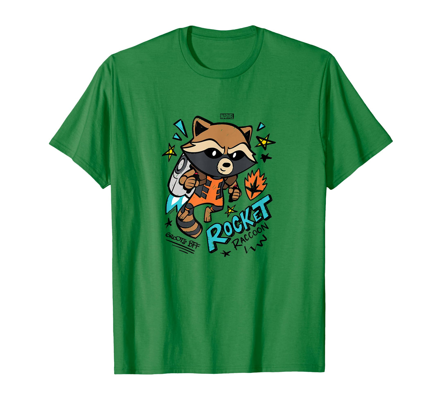 Guardians Of The Galaxy - Scribble Rocket T-Shirt