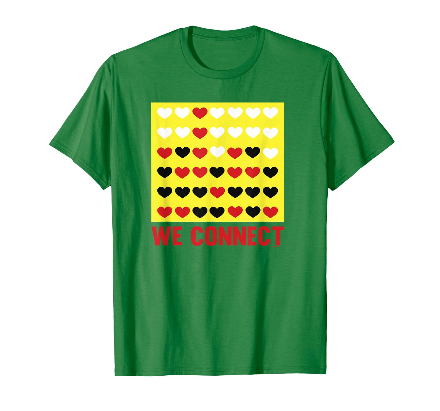 Connect Four Valentine's Day Game We Connect Hearts T-Shirt