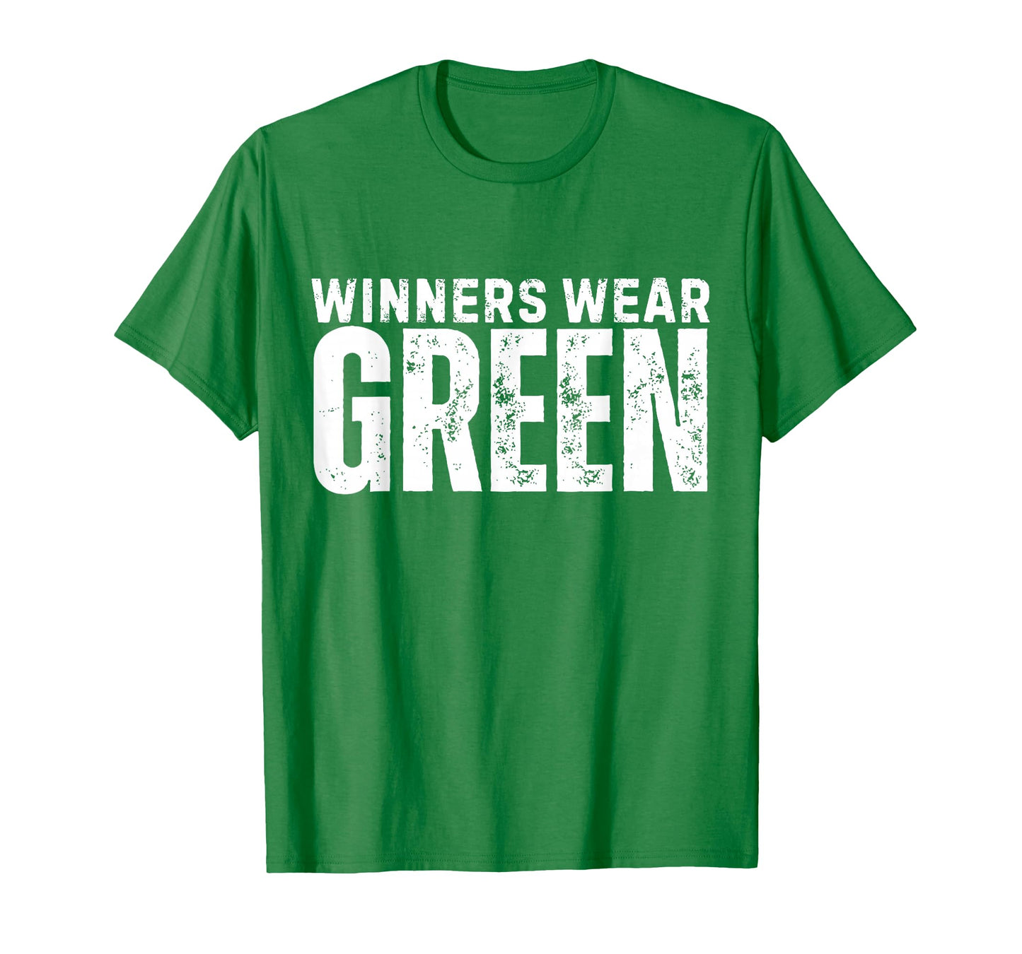 Winners Wear Green Spirit Wear Team Game Color War Camp Game T-Shirt