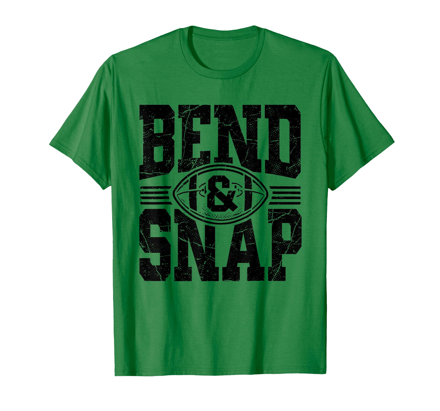 Vintage Funny Game Day Touchdown Cute Bend and Snap Football T-Shirt