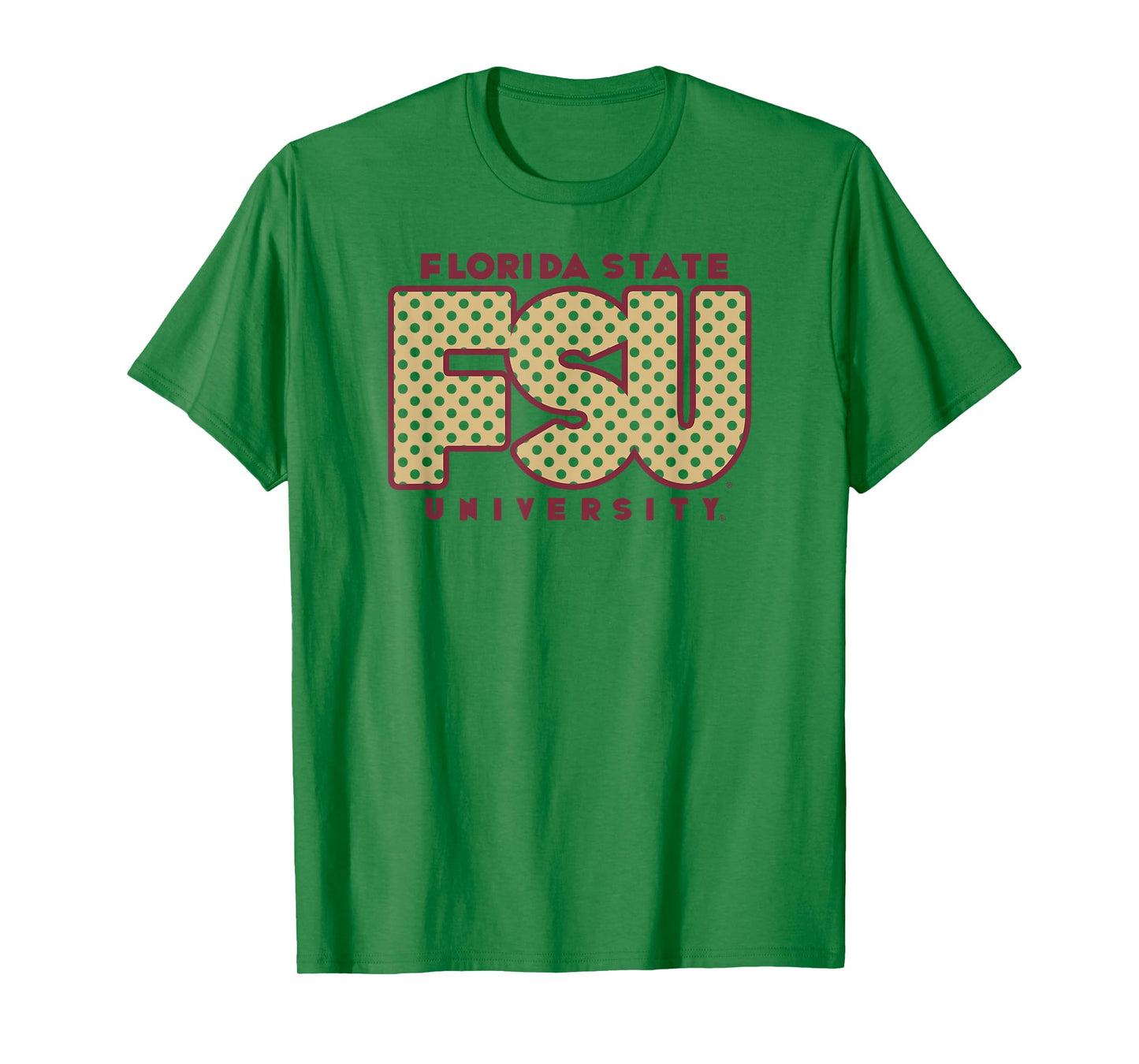 Florida State Seminoles Polka Dots White Officially Licensed T-Shirt
