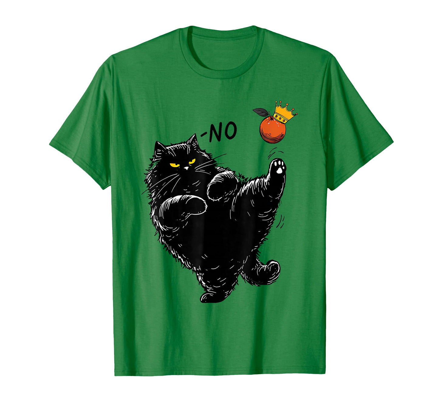 Vintage Black Cat No Kings October 18 No Kings Day T-Shirt