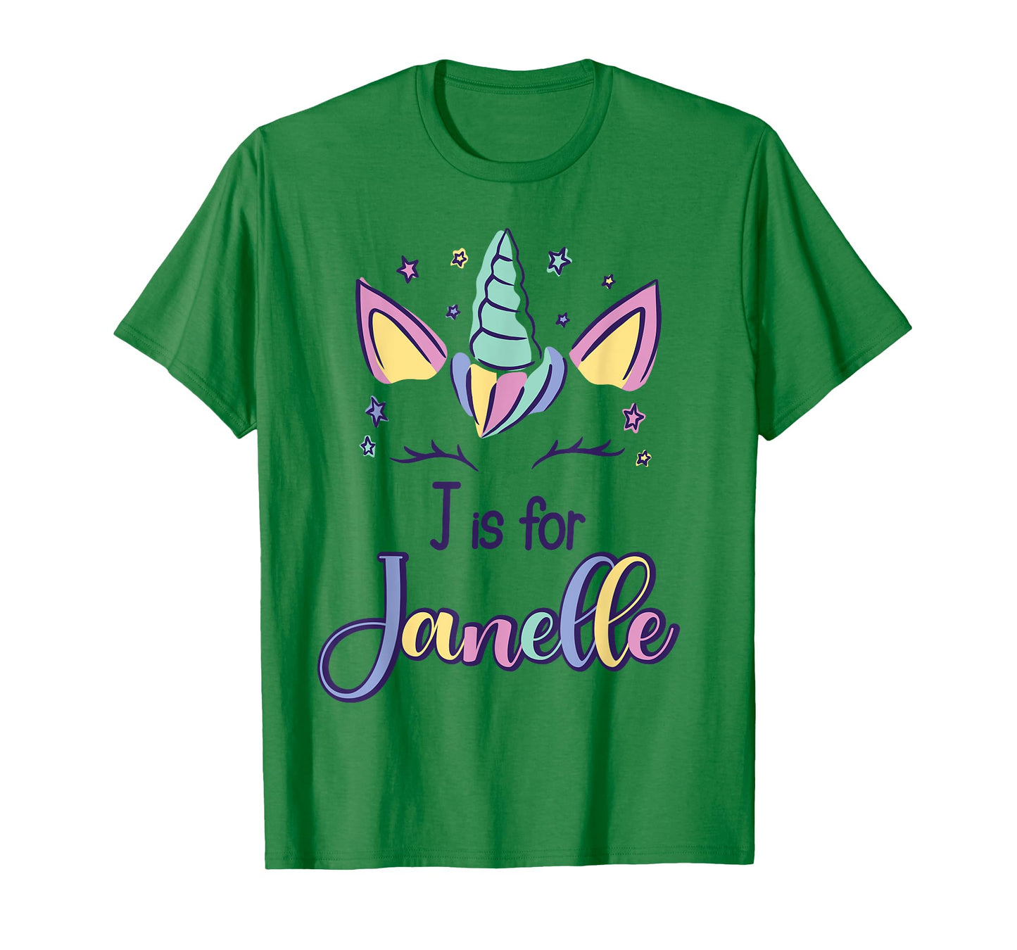 First Name Janelle Personalized J Is For Janelle T-Shirt