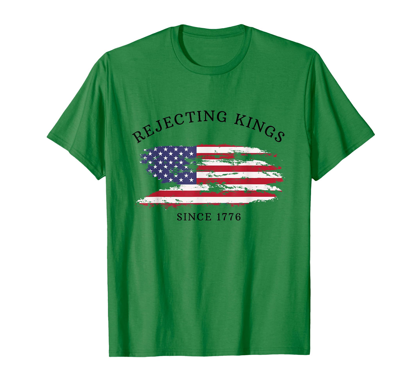 Retro Rejecting Kings Since 1776 Protest Pro Democracy T-Shirt