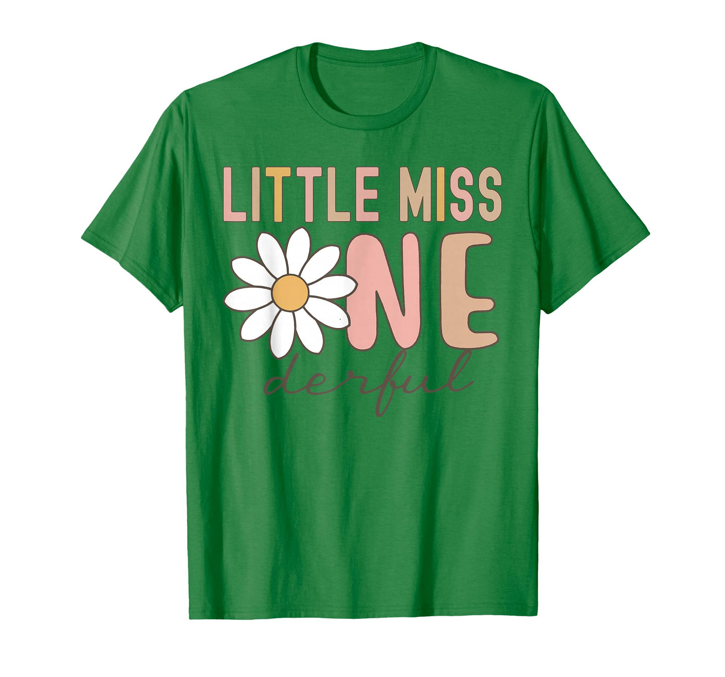 Little Miss Onederful First Birthday Daisy Family Matching T-Shirt