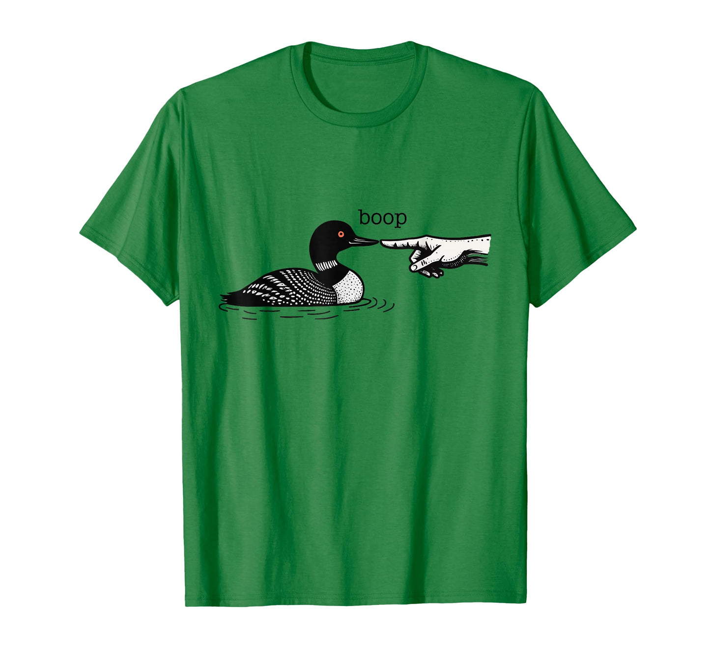 Pointing Hand Boops a Loon T-Shirt