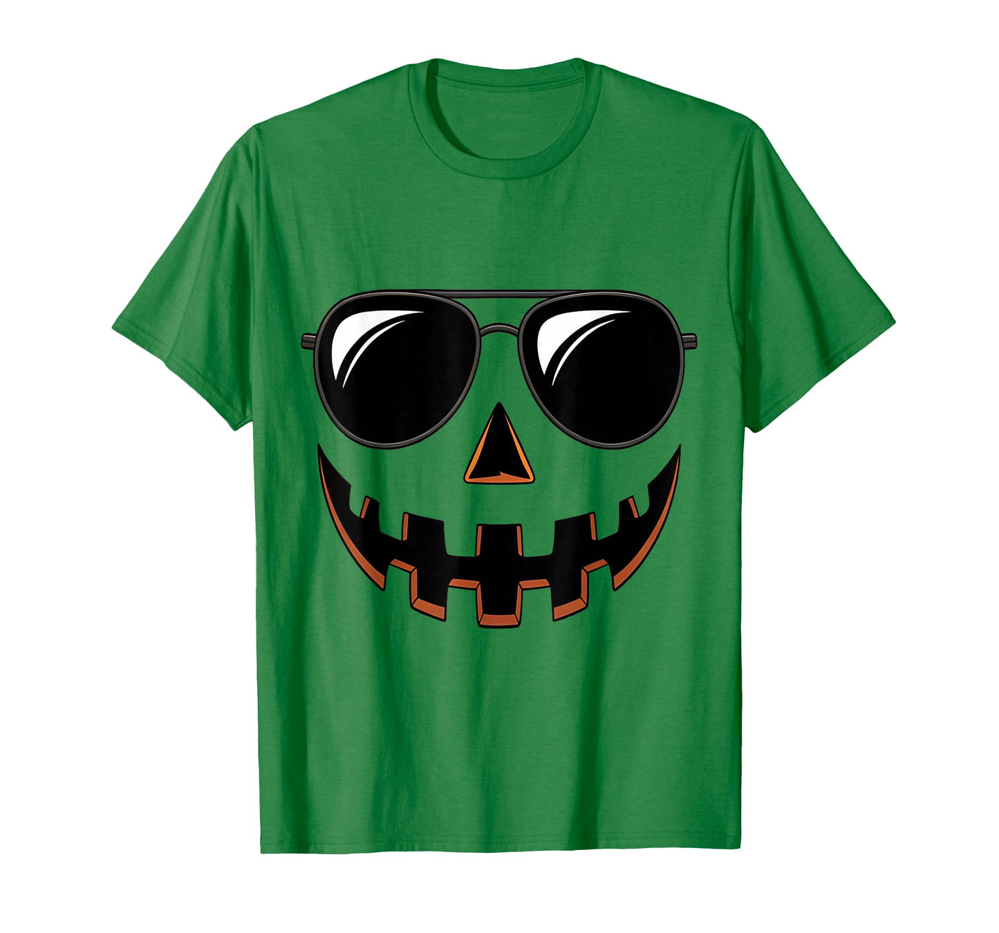 Funny Jack O Lantern Face Pumpkin Halloween Costume Men Boys T-Shirt