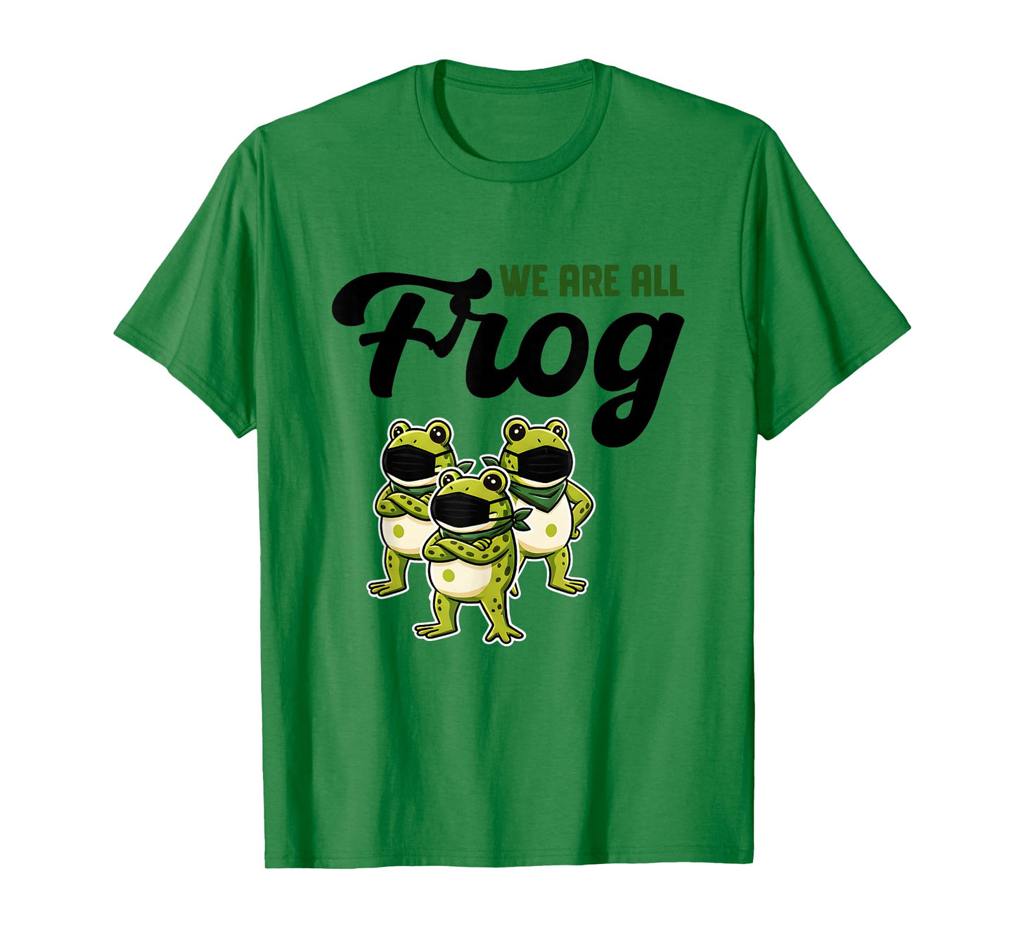 We are All Frog Frogs Together Strong Retro Portland T-Shirt