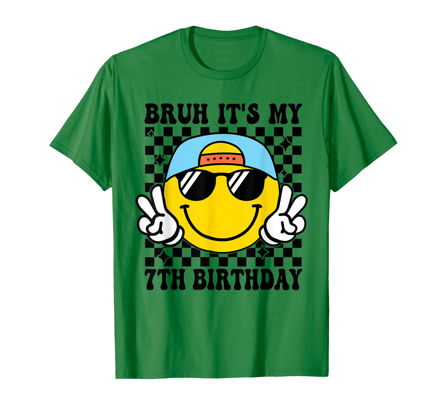 Bruh It's My 7th Birthday 7 Year Old Birthday Boys Girls T-Shirt