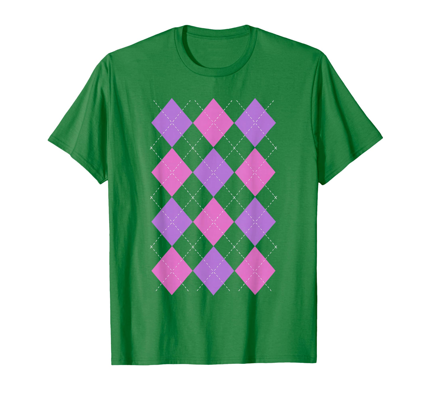 Kpop Baby Pink Color Argyle for Girls Kids Men Women K-Pop T-Shirt