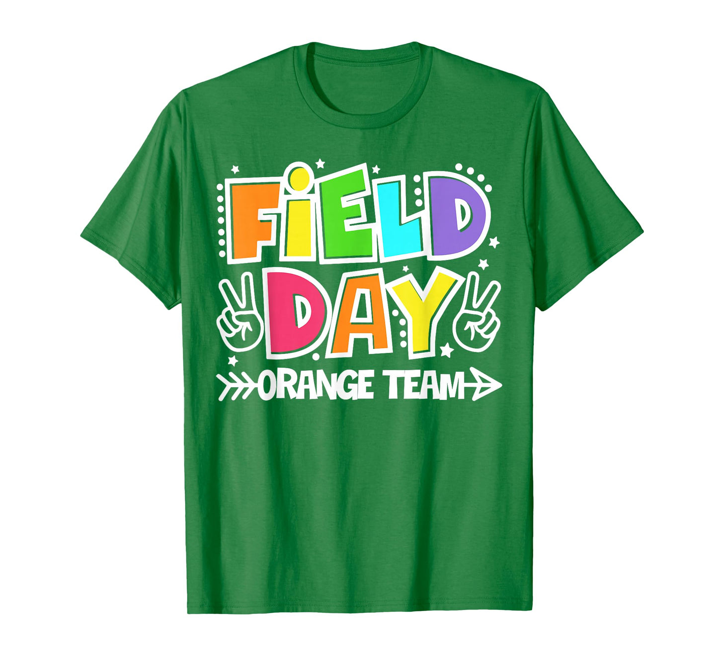 Field Day Orange Team Funny For Teacher Kids Field Day Games T-Shirt