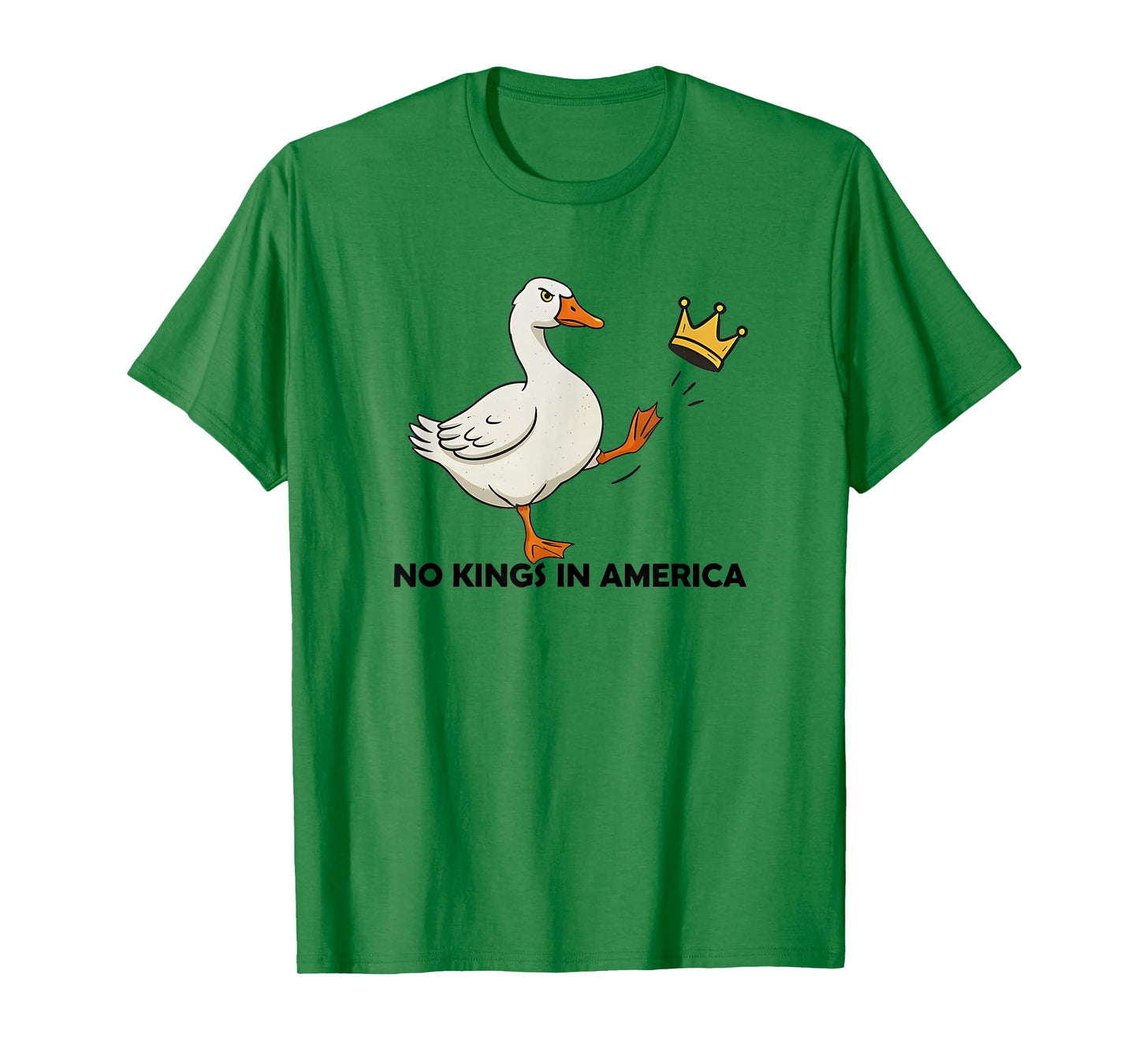 No Kings in America We The People Democracy Angry Goose T-Shirt