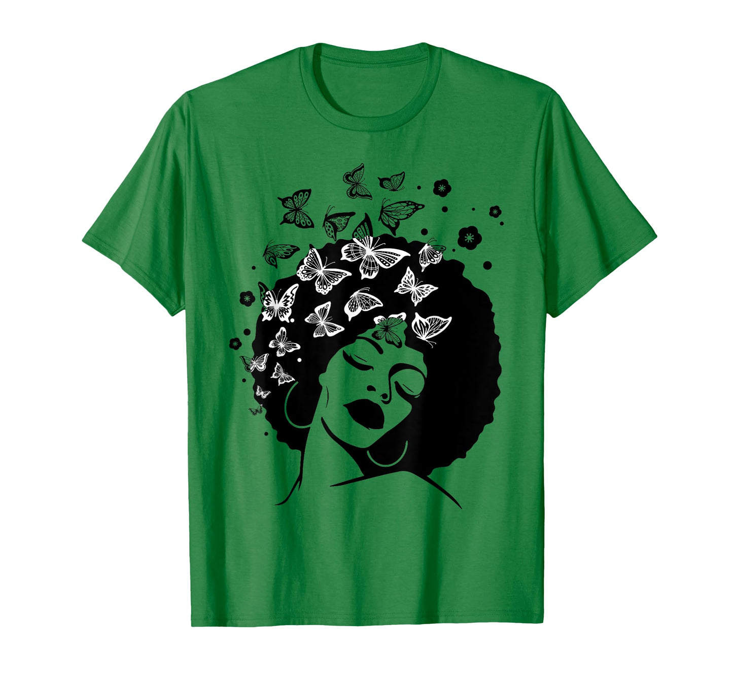 Melanin Queen African American Strong Black Natural Afro T-Shirt