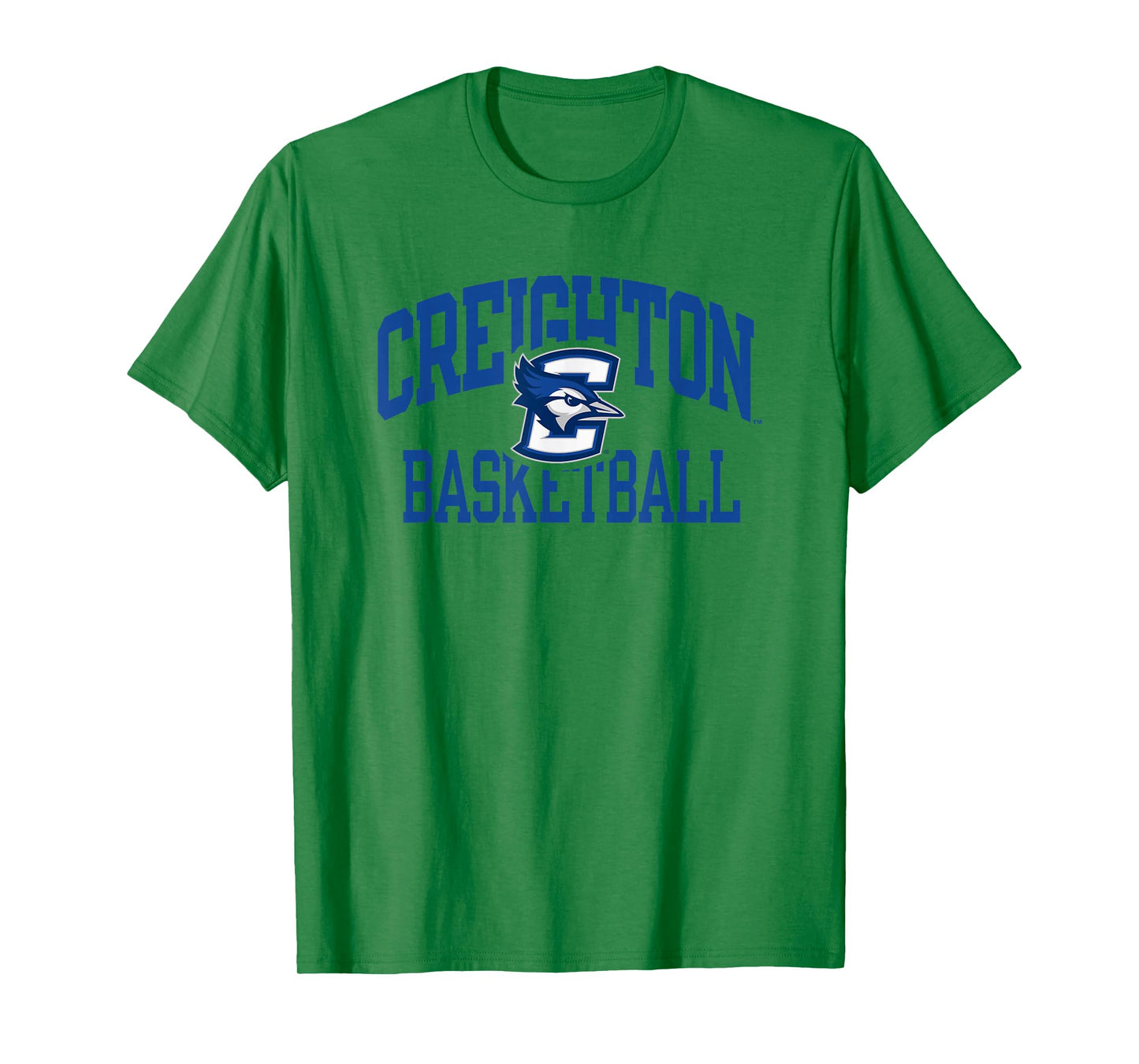 Creighton Bluejays Basketball Arch Gray Officially Licensed T-Shirt
