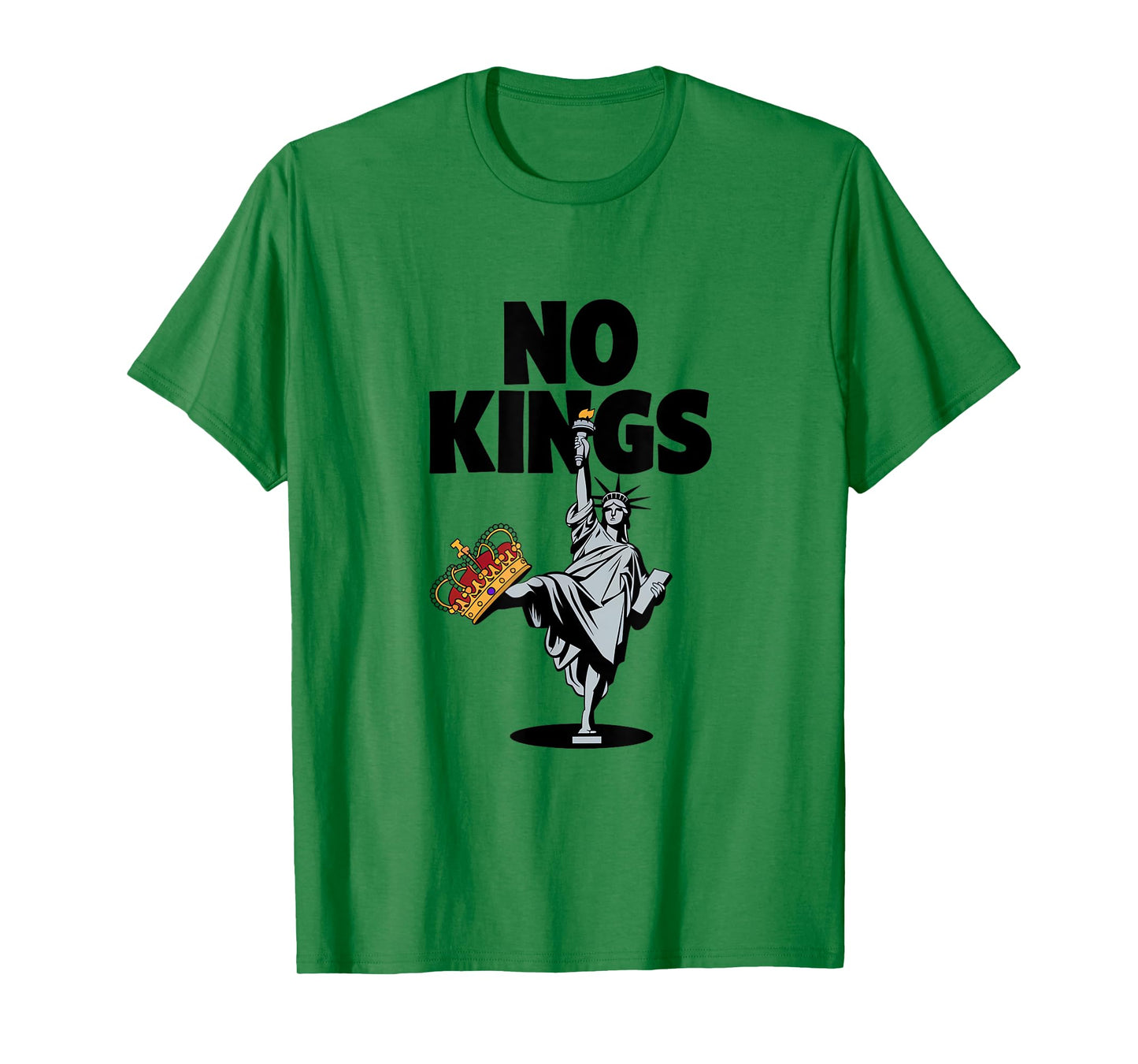 No Kings In America Statue Of Liberty Patriotic T-Shirt