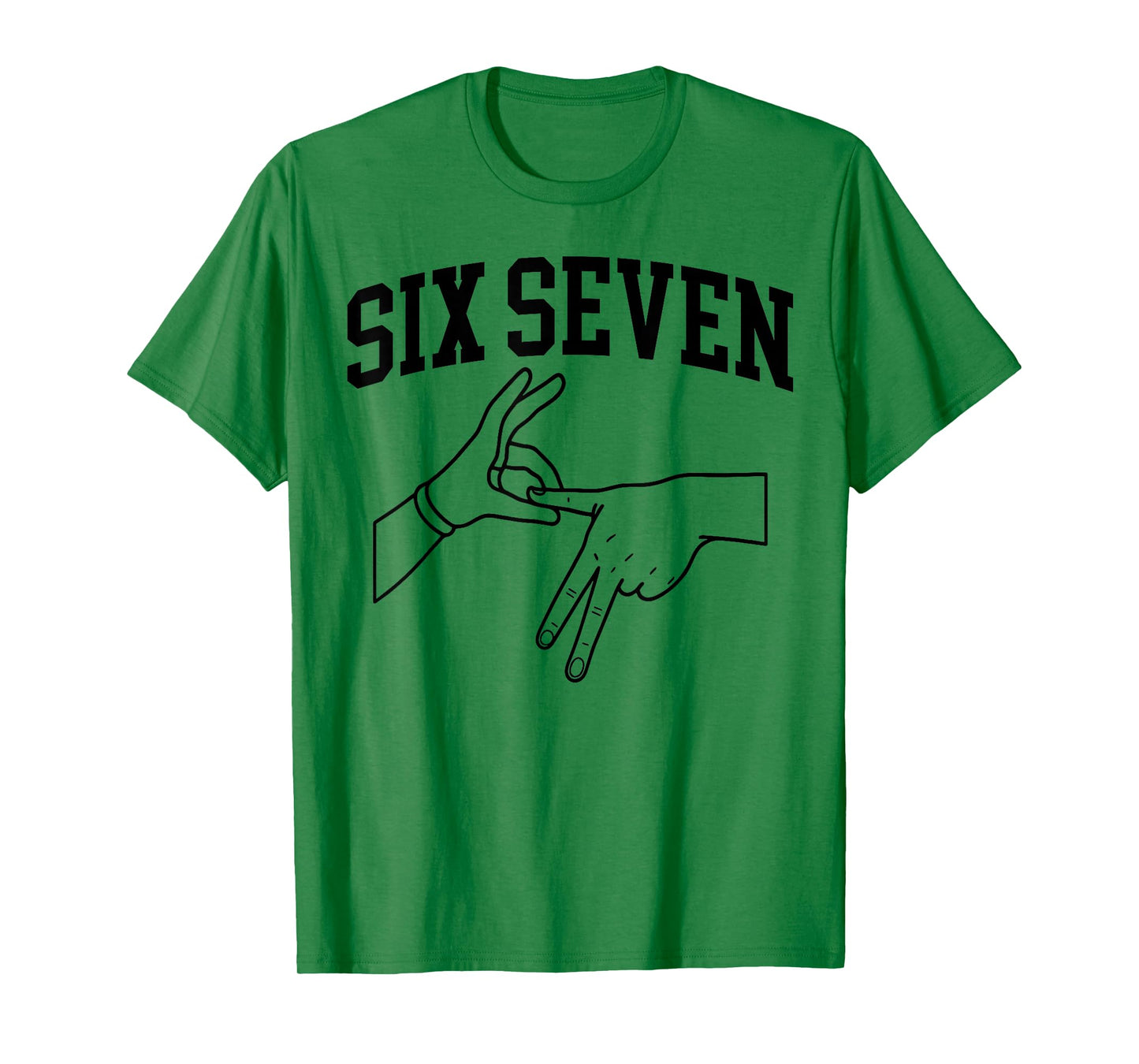 67 Meme Hand Sign Language Six Seven Gen Alpha Slang T-Shirt