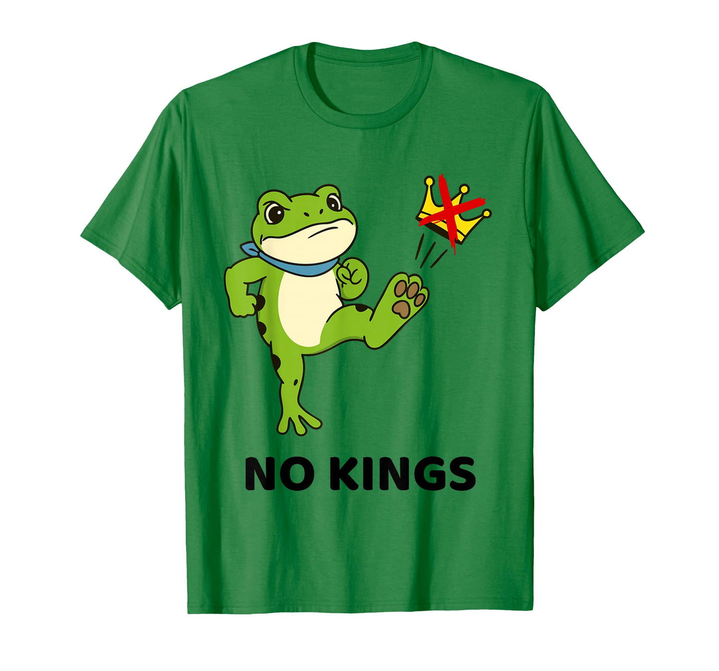 No Kings Men Women Portland Funny Frog Protest T-Shirt