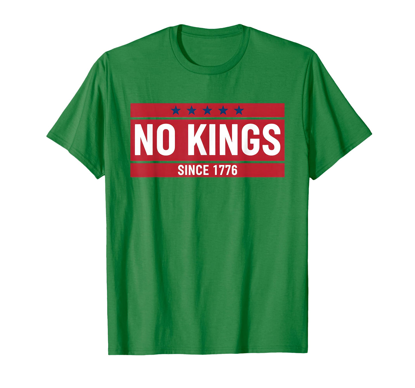 No Kings Since 1776 Democracy Protest No Kings Patriotic T-Shirt