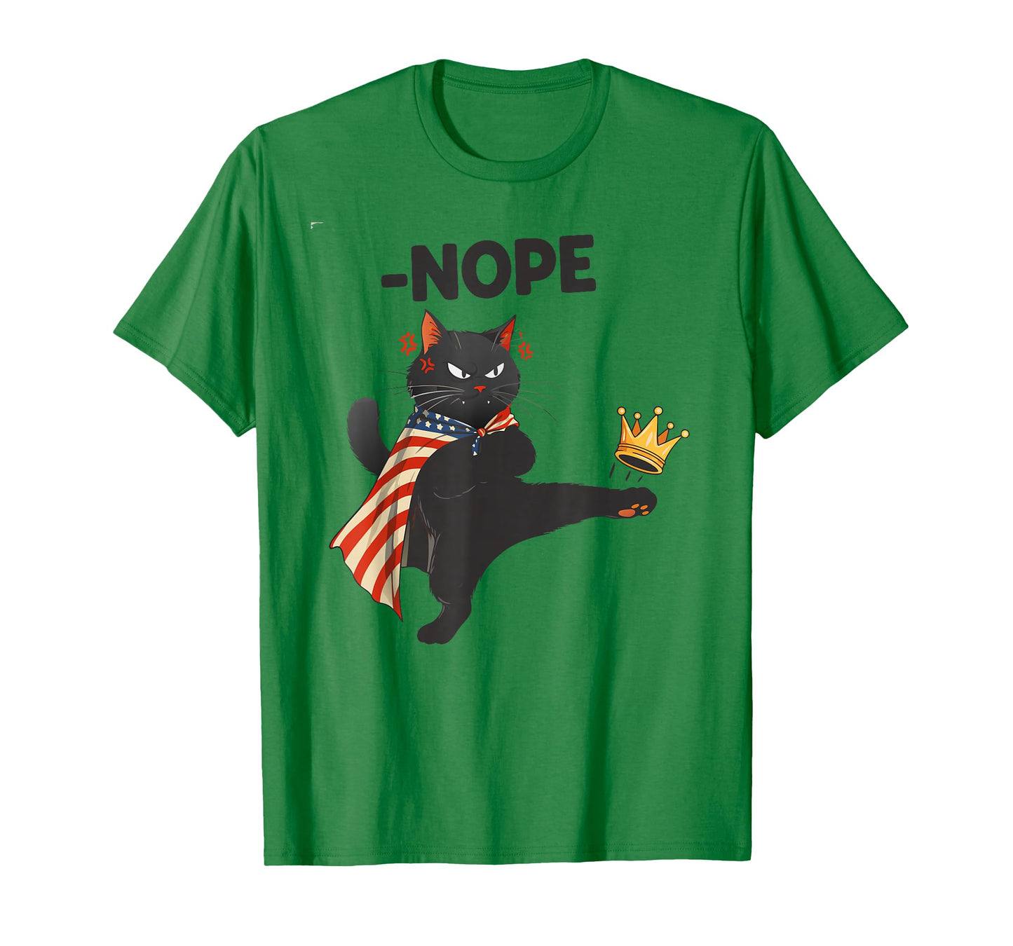 Funny Cat No Kings T-Shirt