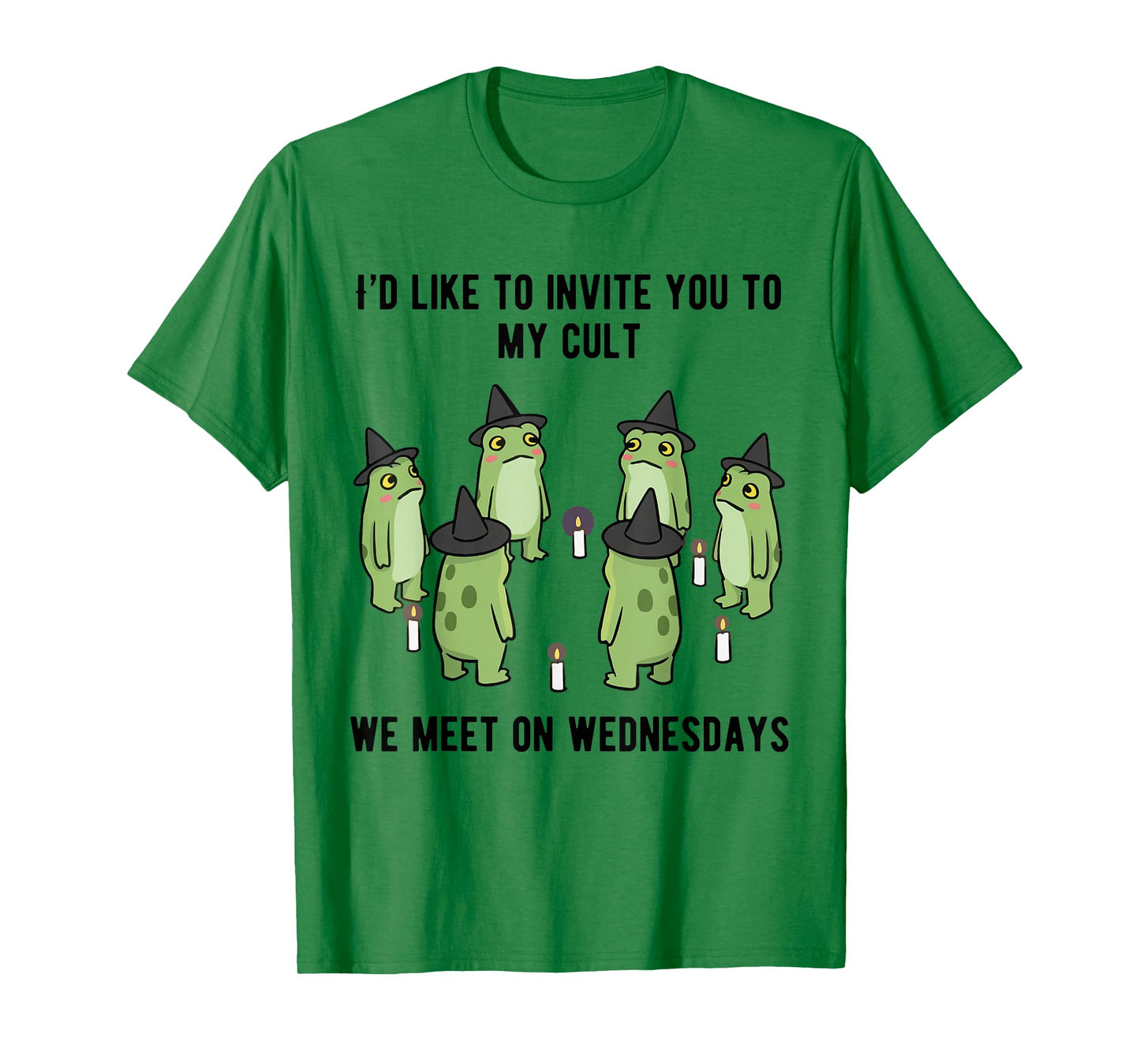 Sarcastic Frog Meme Funny Amphibian Cult Men and Women T-Shirt