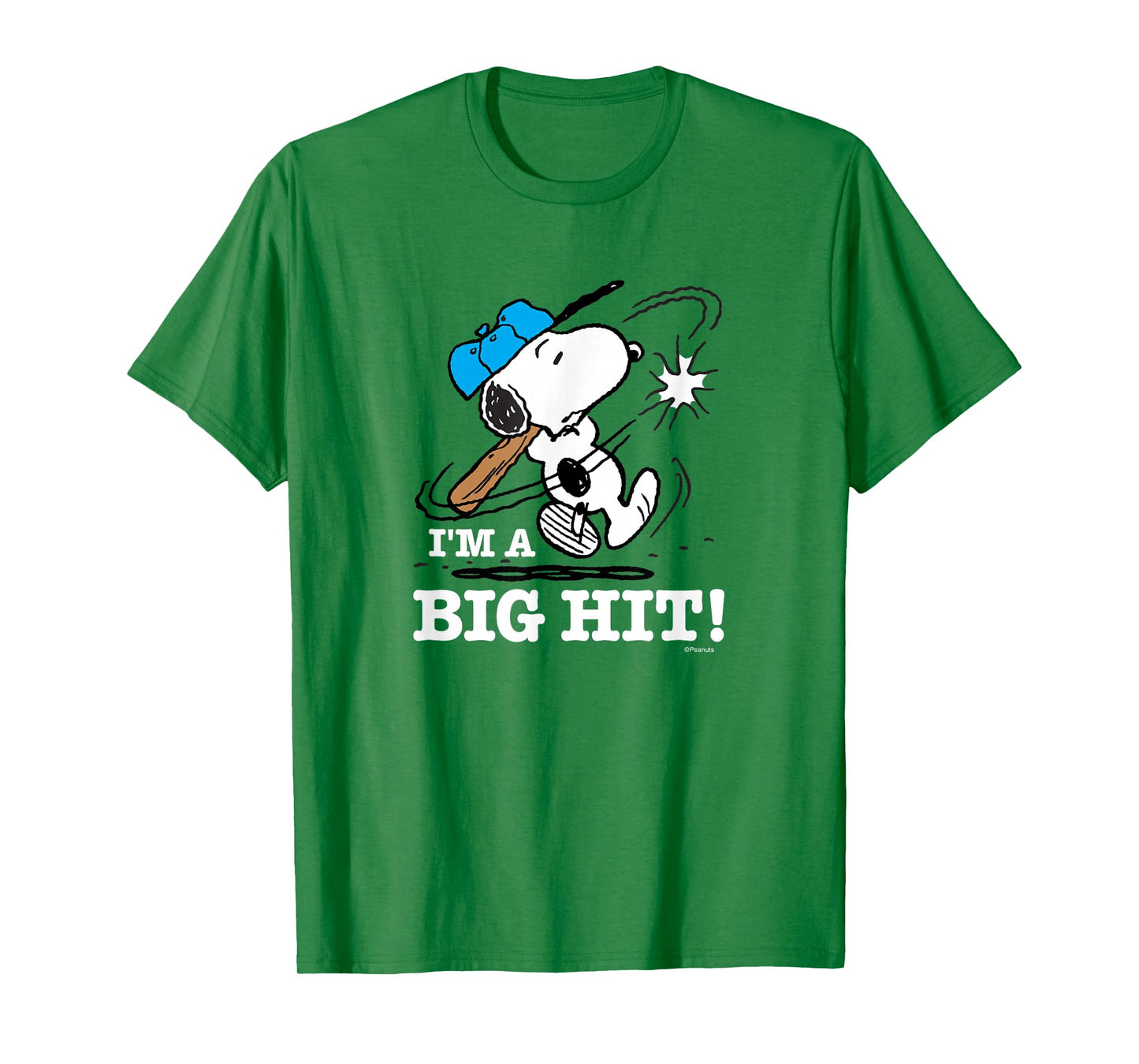 Peanuts - Snoopy Baseball Im A Big Hit T-Shirt