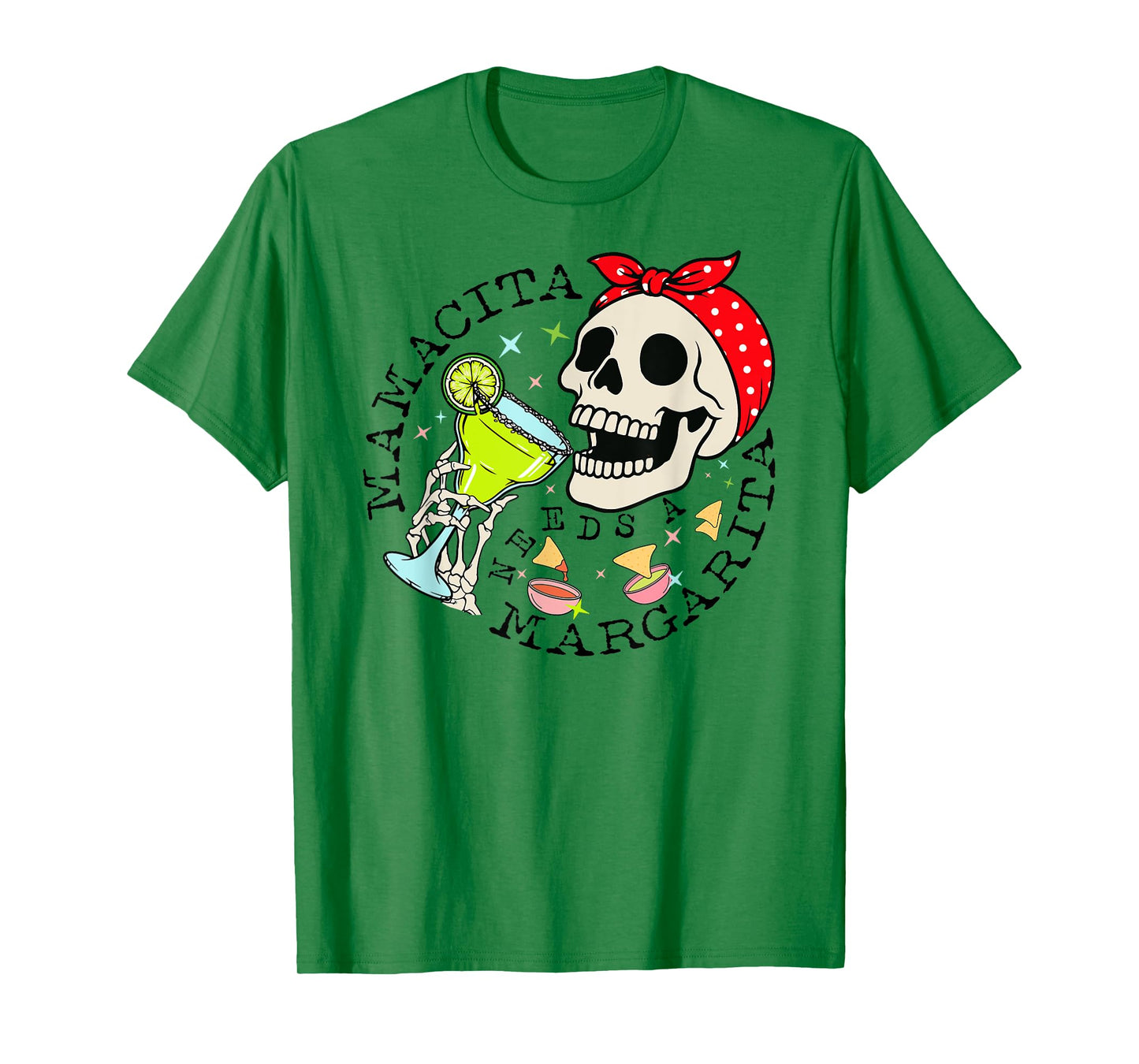Mama Cita Mamacita Needs A Margarita Funny Mothers Day T-Shirt