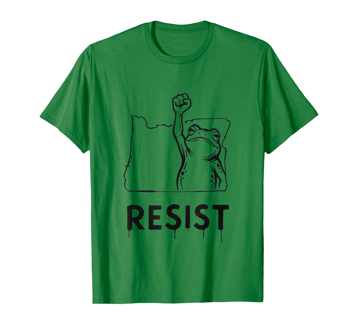 Portland Frog Protest Shirt Funny Portland Frog T-Shirt