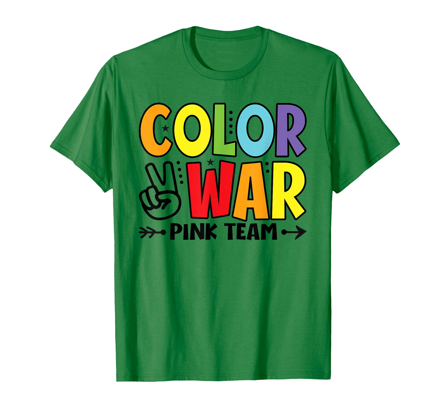 Color War Pink Team Sleepaway Summer Camp Game T-Shirt