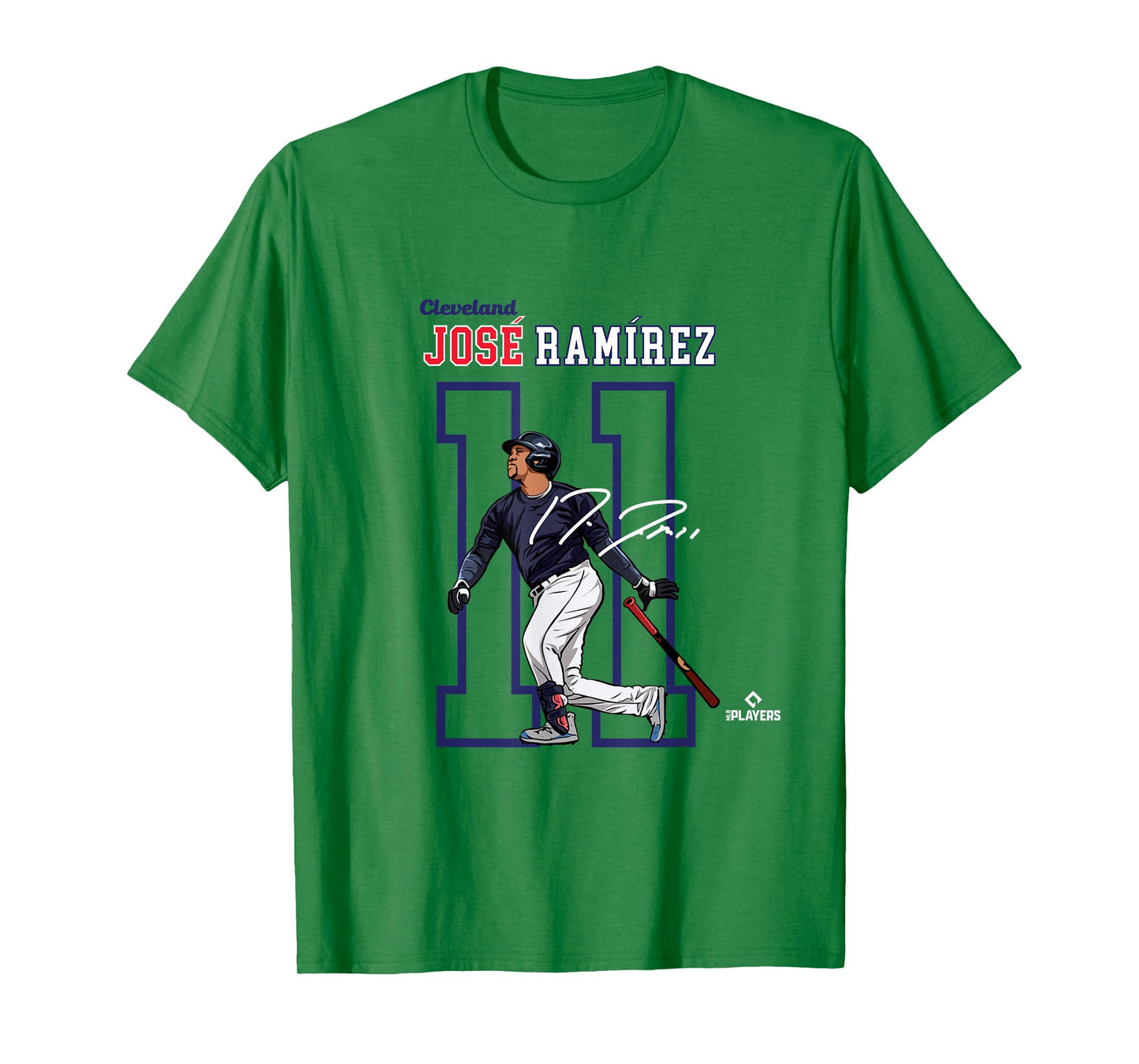 Jose Ramirez | Cleveland Baseball Players | MLBRMR3004 T-Shirt