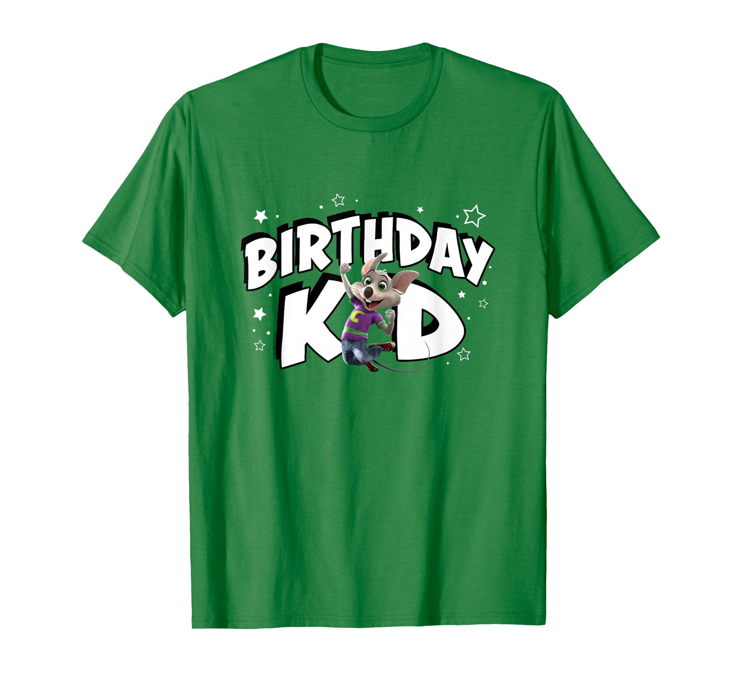Chuck E. Cheese Birthday Kid Celebration Chuck Logo T-Shirt