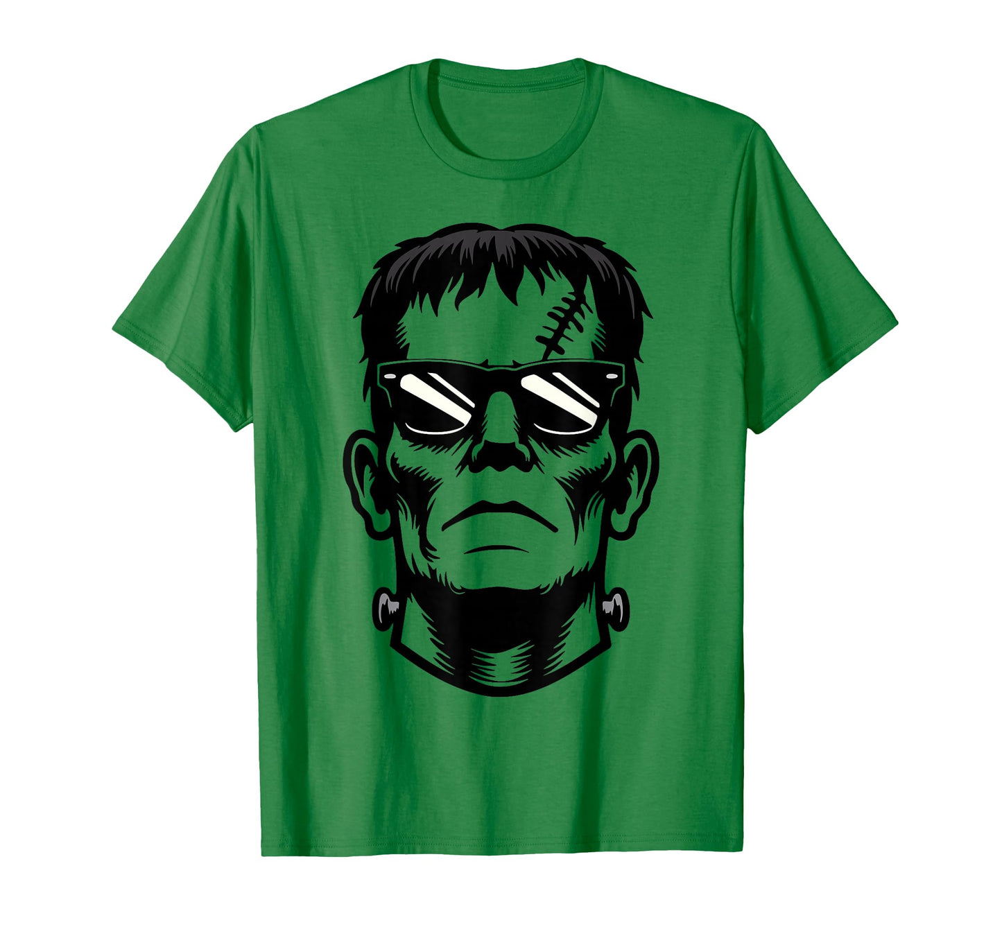 Frankenstein Monster Wearing Sunglasses Halloween Costume T-Shirt