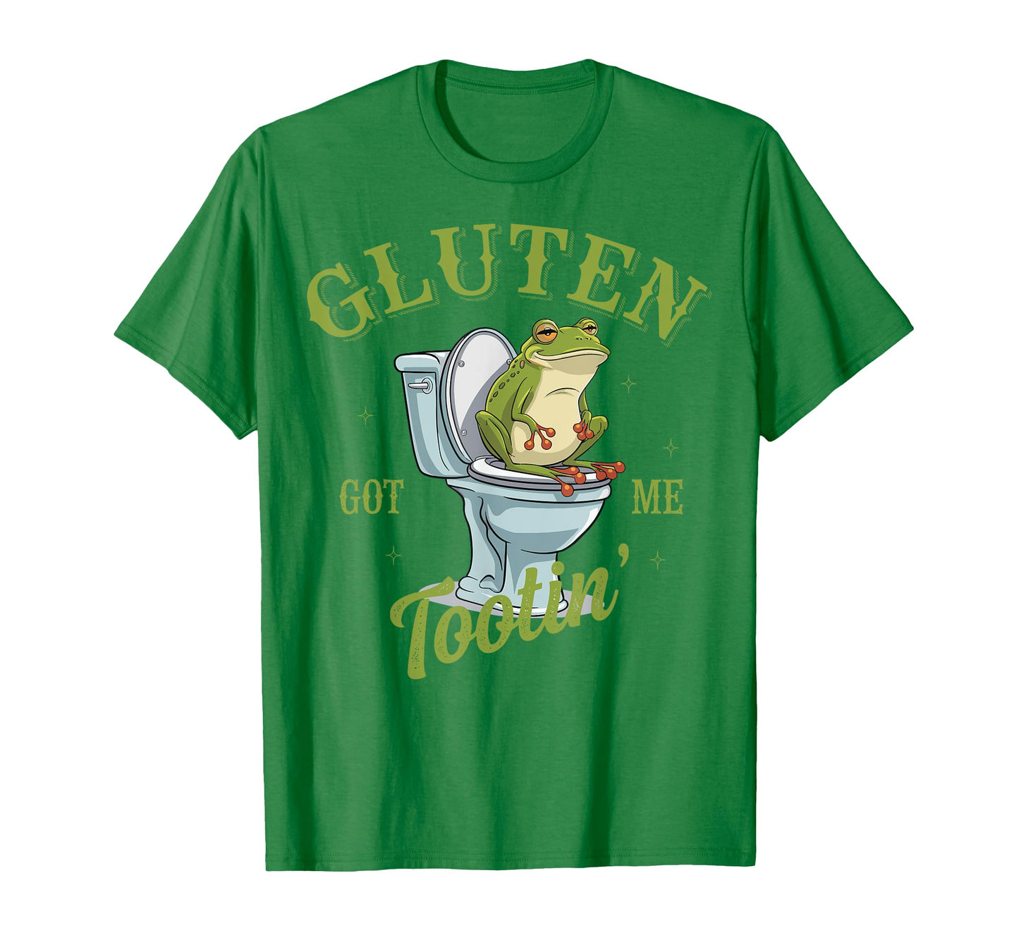 Funny Frog Meme, Gluten Got Me Tootin Gluten Free Diet T-Shirt