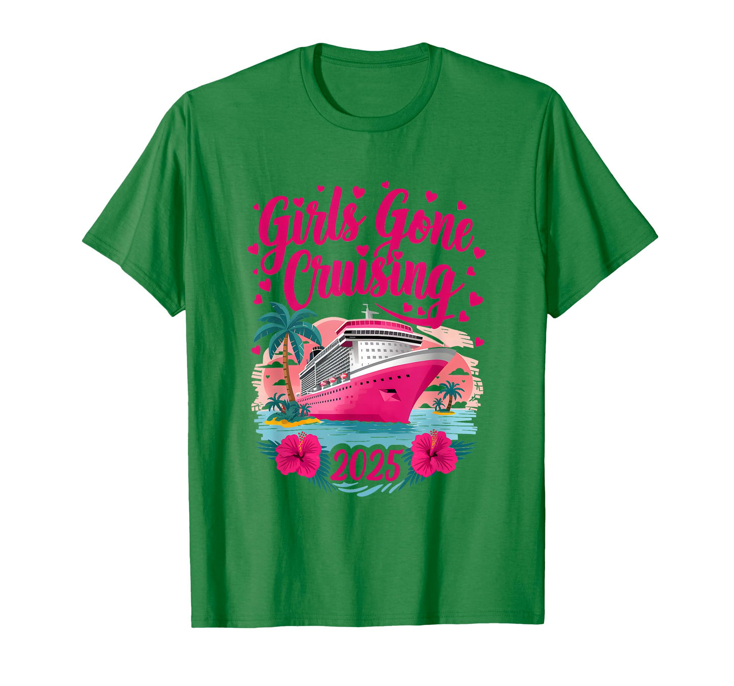 Girls Gone Cruising 2025 Women Cruise Vacation Bestie Women T-Shirt