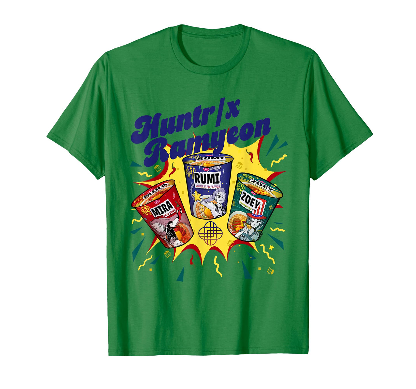 Kpop Demon Hunters HUNTR/X Ramyeon Officially Licensed T-Shirt