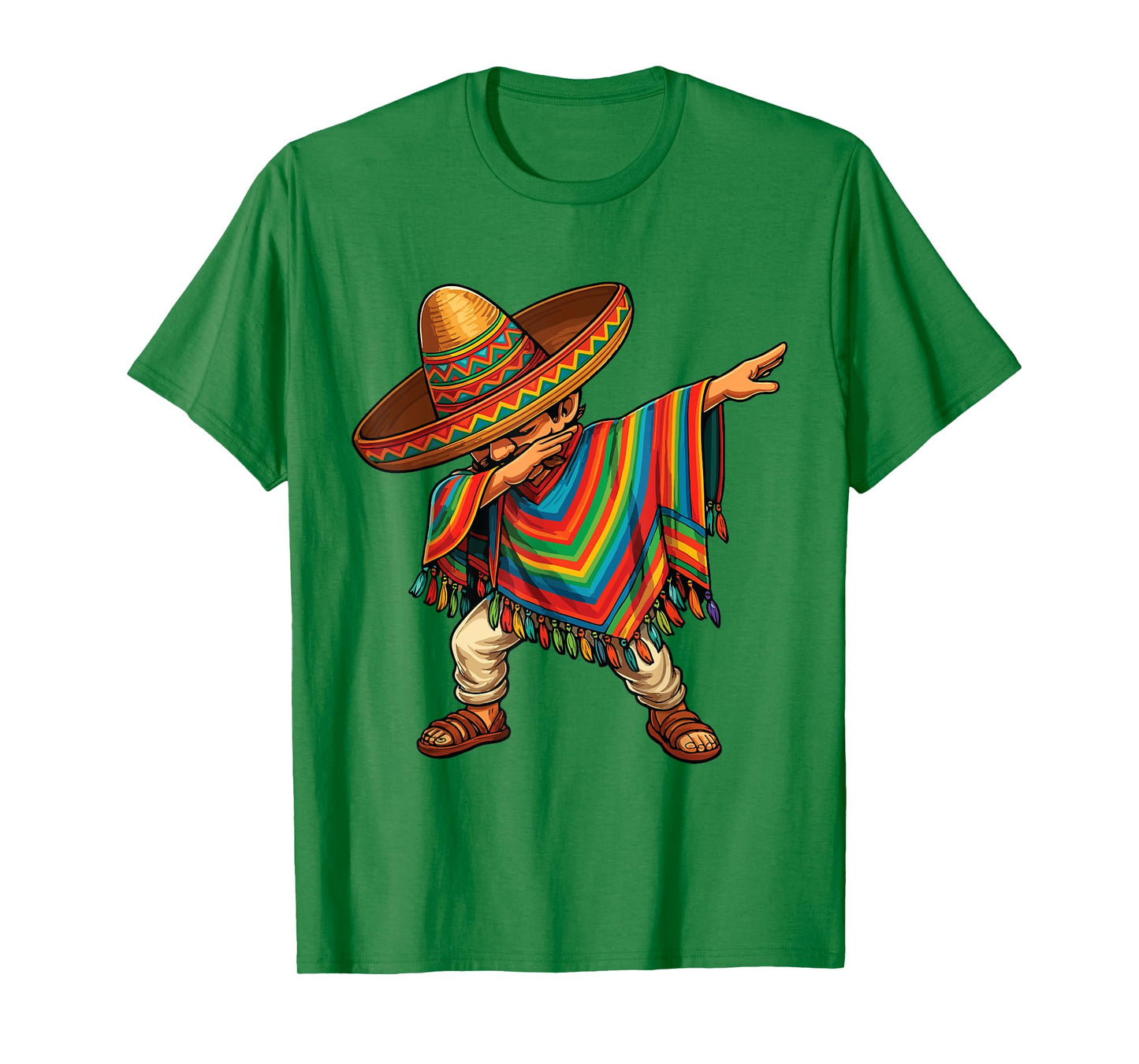 Mexican man dabbing 5 de mayo design boys cinco de mayo T-Shirt