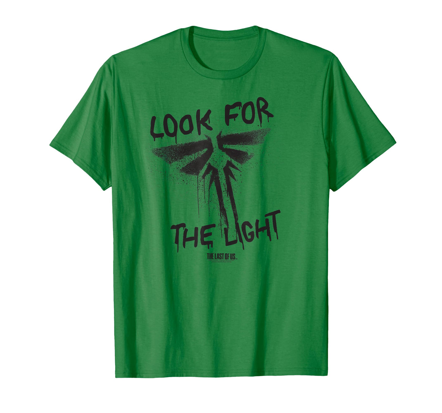 The Last of Us Look for the Light Firefly Spray Paint Game T-Shirt