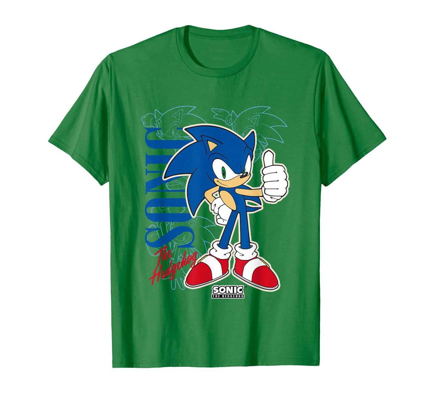 Sonic The Hedgehog Thumbs Up Retro Shot T-Shirt