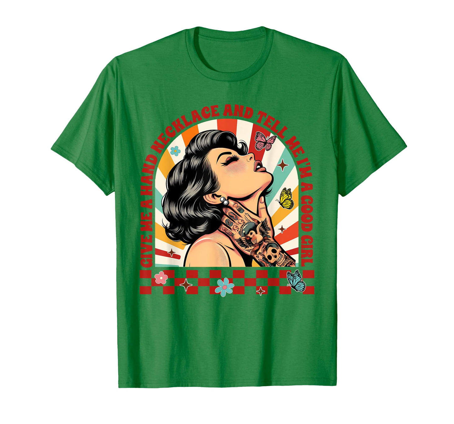 Smut Reader Spicy Book Romance Give Me A Hand Necklace T-Shirt