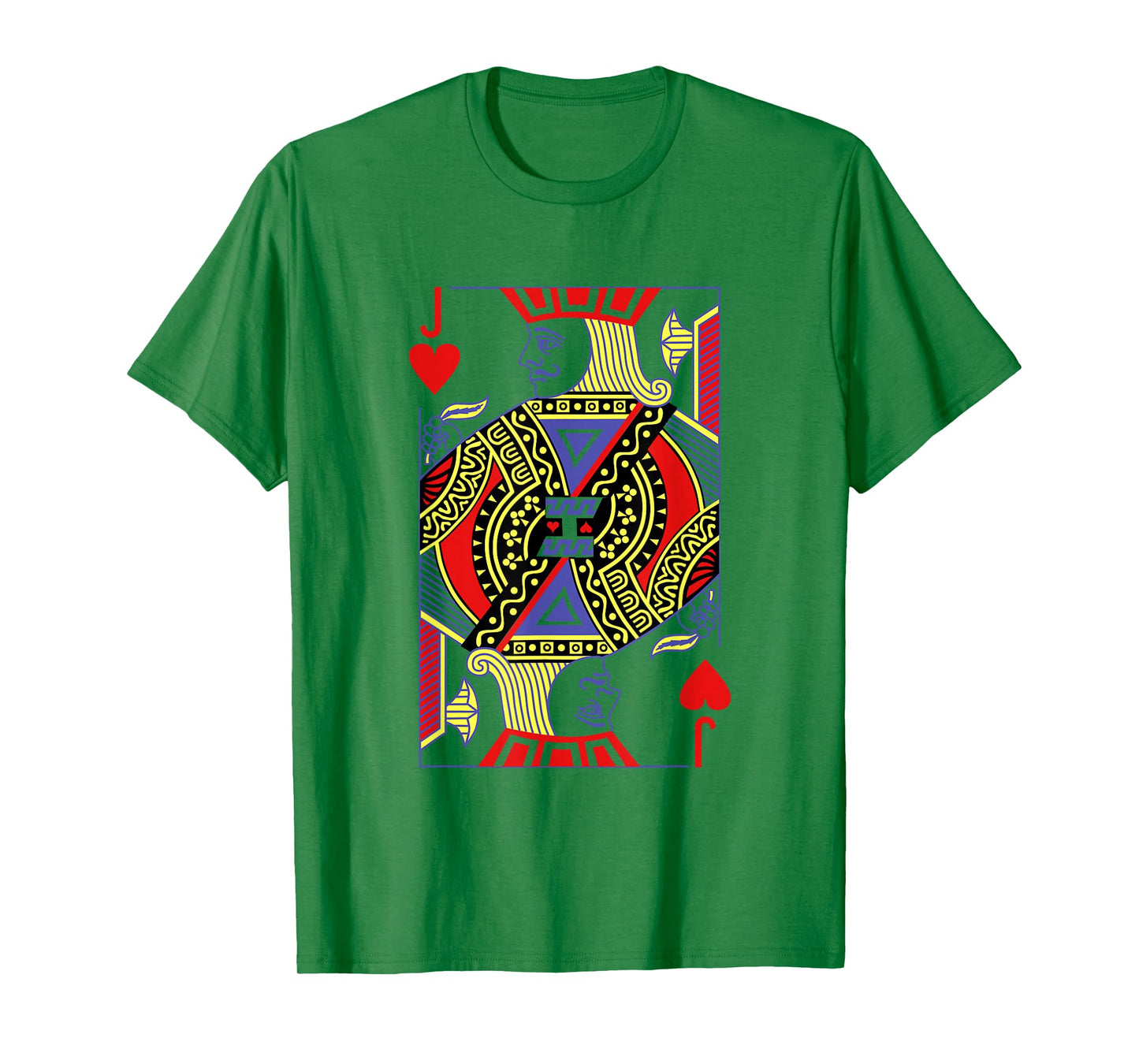 Jack Of Hearts Royal Flush Costume Halloween Playing Cards T-Shirt