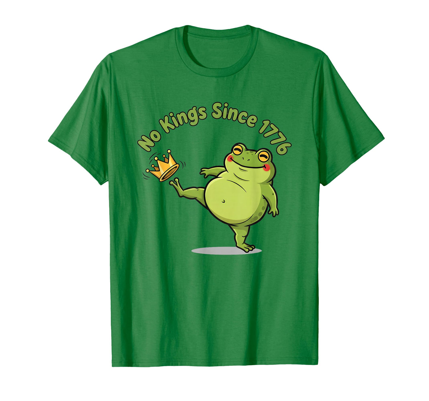 Frog Protest No Kings in America Democracy Patriotic Frog T-Shirt