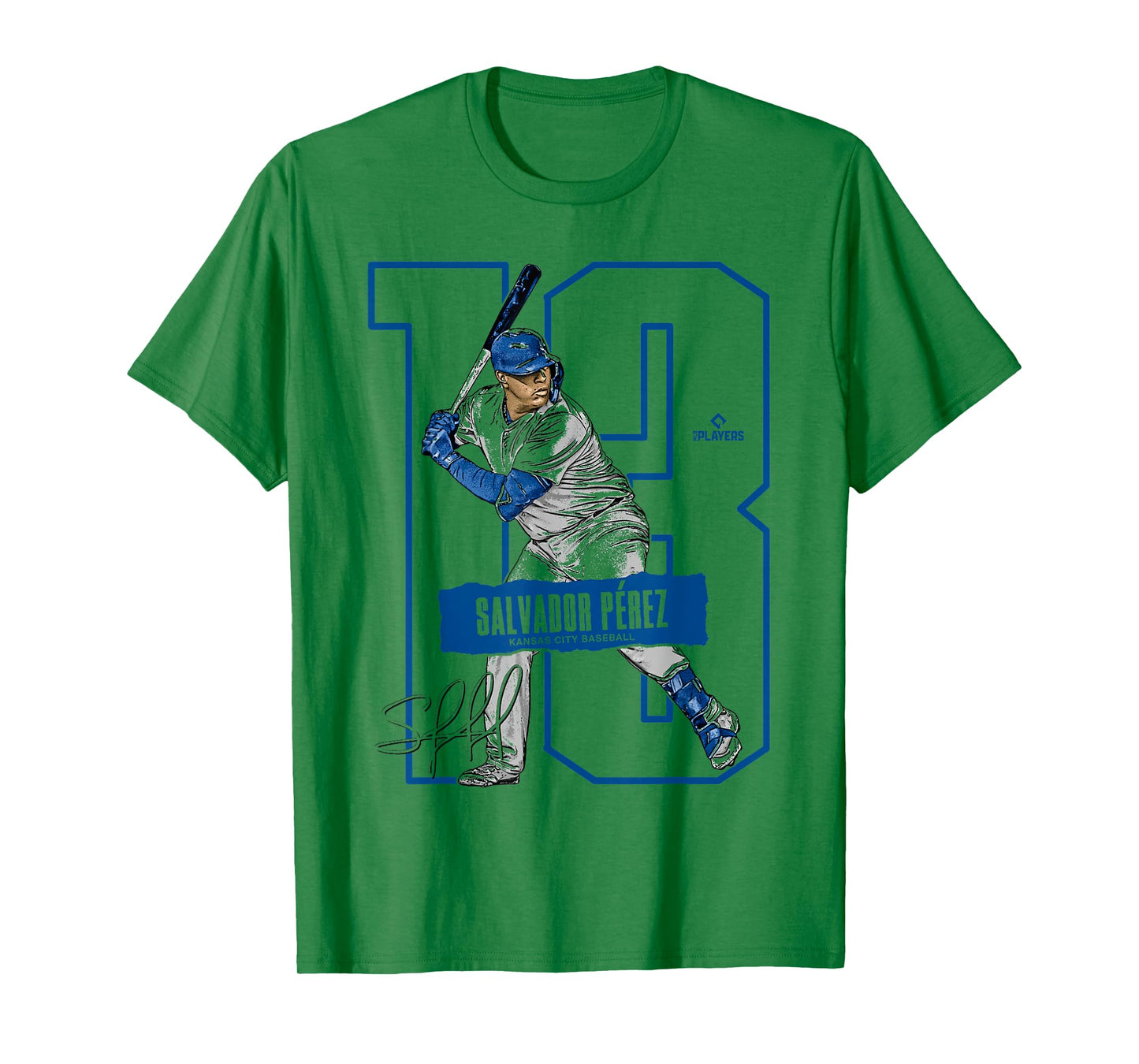 Salvador Perez | Kansas City Baseball Players | MLBSAL302N T-Shirt