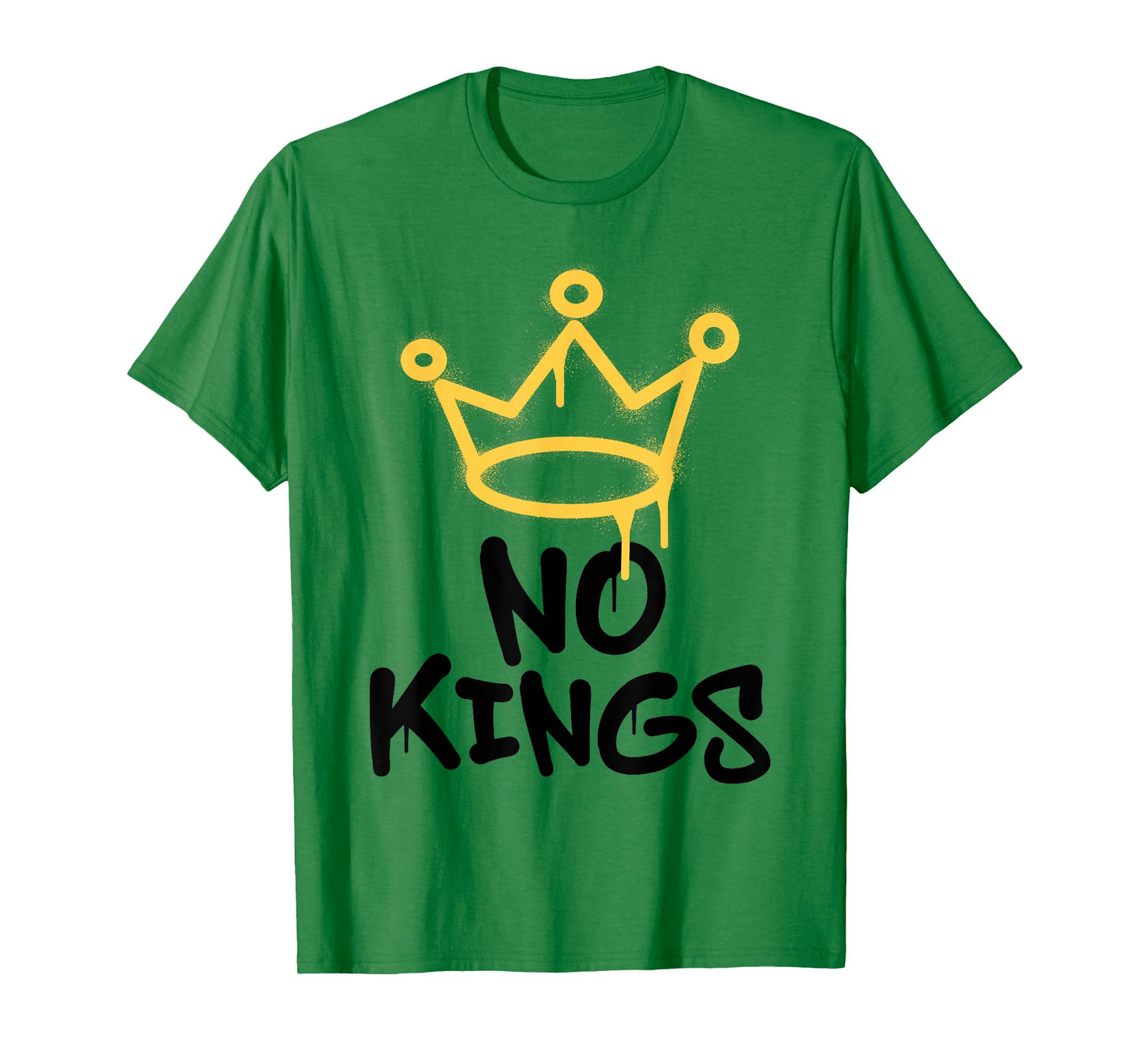 No Kings Day 2025 Protest Sign Grunge Nope Men Women Kids T-Shirt