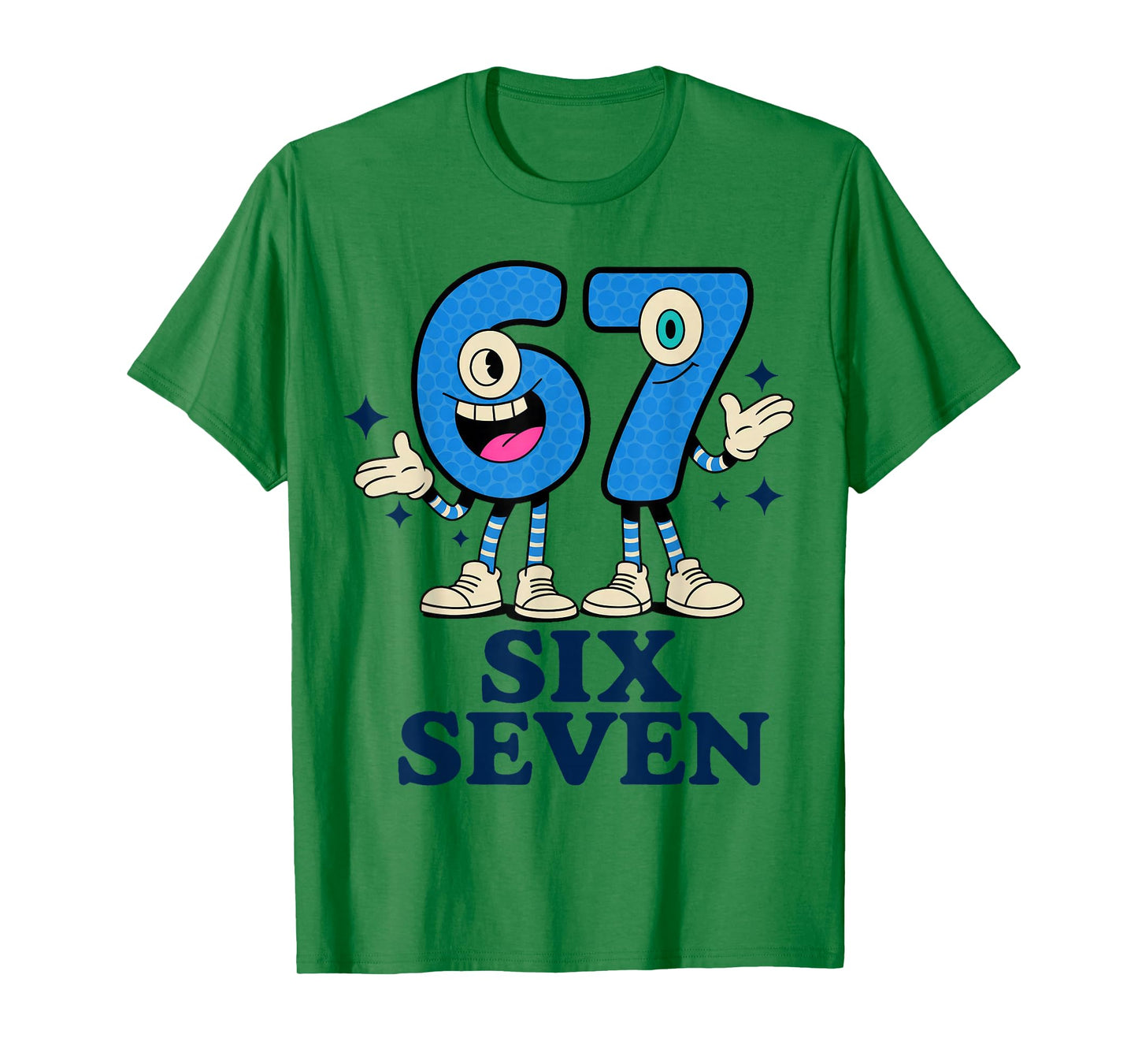 67 Six Seven 6-7 - Italian Brainrot Kids Gaming Meme T-Shirt