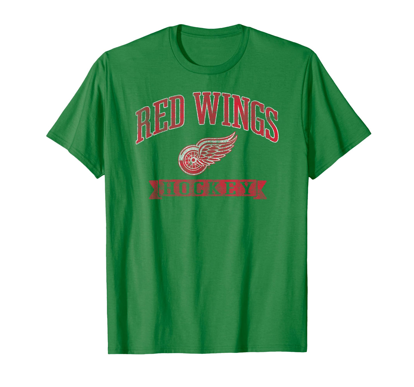 Detroit Red Wings Vintage Hockey Gray Officially Licensed T-Shirt